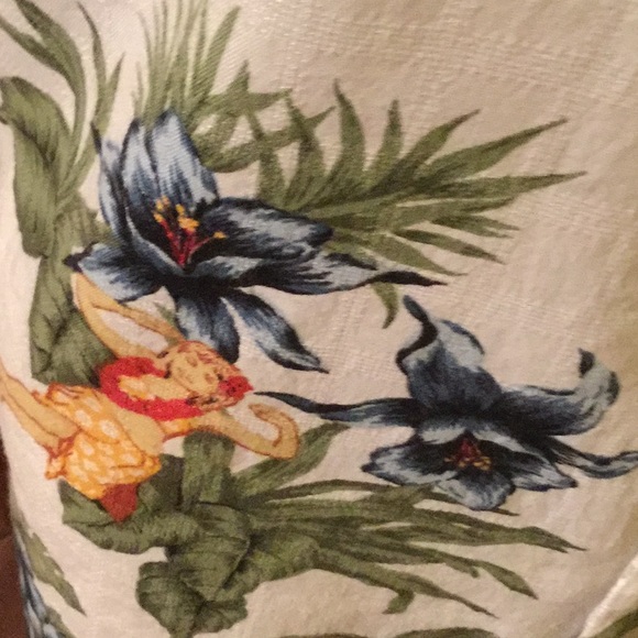 🌴NWOT Colorful & Too Fun Cherokee Sz Med Unisex Hawaiian Style Shirt 🌴 - Picture 8 of 11